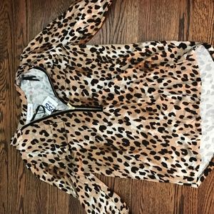 Leopard Print Super Soft Blouse